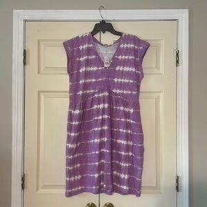 Nwt loft tie dye dress size medium